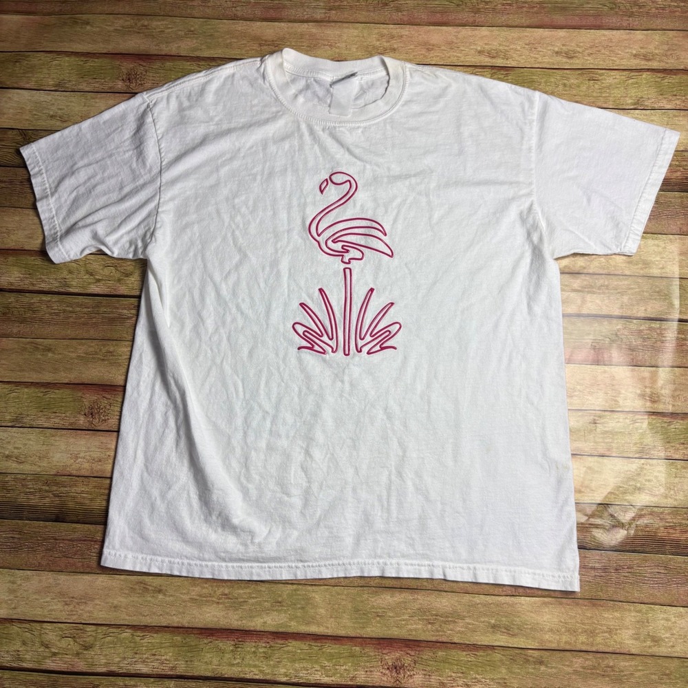 VTG Flamingo Hilton Las Vegas White Graphic Tee